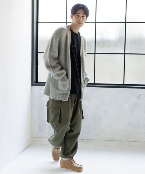 LAKOLE（ラコレ）の「ライトダンボールロゴロンＴ / 991910（Tシャツ/カットソー・メンズ・ベージュ/ホワイト/パープル/ブラック・MEDIUM/LARGE/X-LARGE）」の8枚目の写真