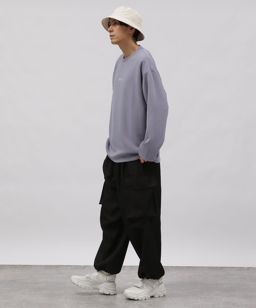 LAKOLE（ラコレ）の「ライトダンボールロゴロンＴ / 991910（Tシャツ/カットソー・メンズ・ベージュ/ホワイト/パープル/ブラック・MEDIUM/LARGE/X-LARGE）」の19枚目の写真