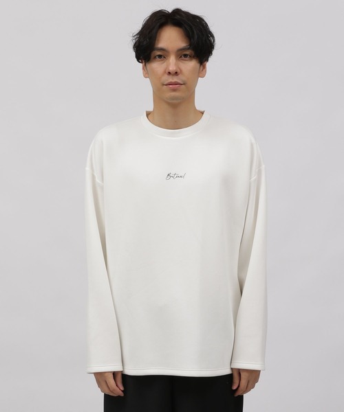 LAKOLE（ラコレ）の「ライトダンボールロゴロンＴ / 991910（Tシャツ/カットソー・メンズ・ベージュ/ホワイト/パープル/ブラック・MEDIUM/LARGE/X-LARGE）」の21枚目の写真