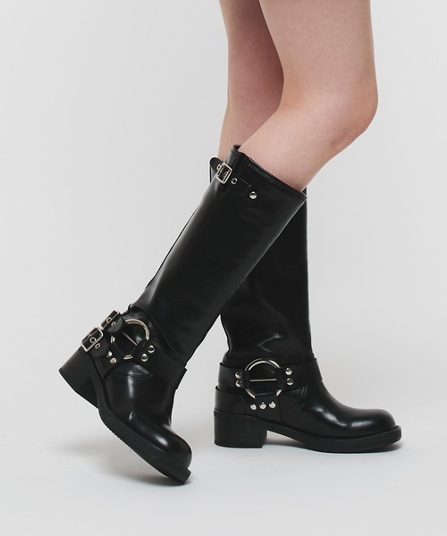 Narcissus(ナルシス)の「【Narcissus】バングルブーツ(ブーツ・レディース・ブラック・24cm/23.5cm/23.0cm)」の1枚目の写真