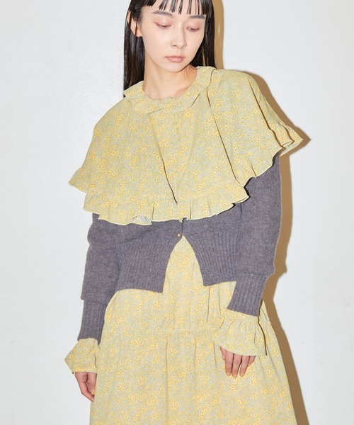 00s archive black peace now ゴスロリ フリル ケープ 00s archive