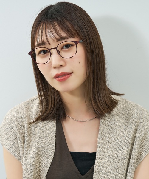 [石川真佑選手広告着用モデル]ボストン型 メガネ｜メタルフレーム｜Zoff｜STANDARD SHEETMETAL（メガネ）｜Zoff（ゾフ）