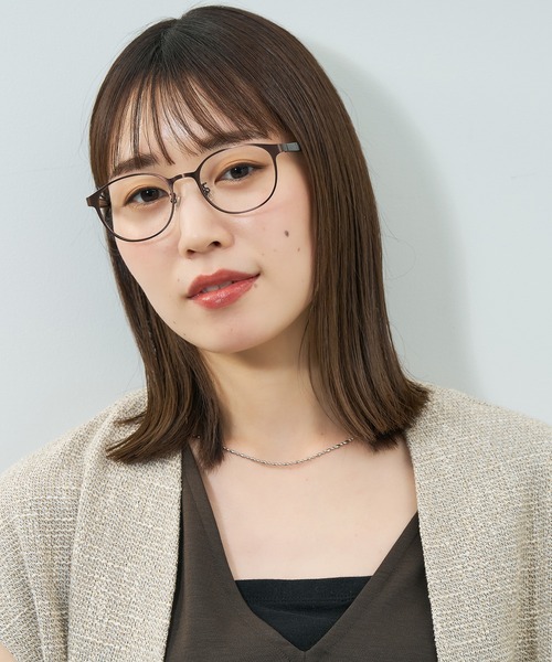 [石川真佑選手広告着用モデル]ボストン型 メガネ｜メタルフレーム｜Zoff｜STANDARD SHEETMETAL（メガネ）｜Zoff（ゾフ） dadidaworld.com