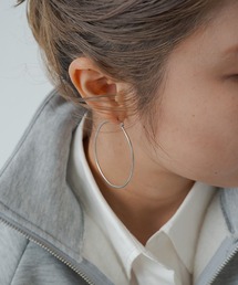 シンプルフープピアス