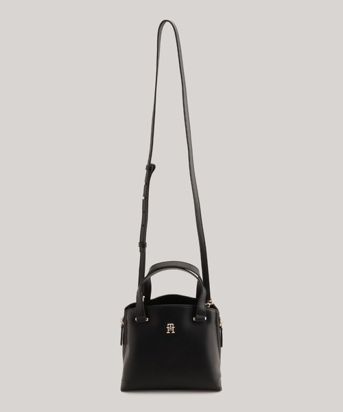 TOMMY HILFIGER（トミーヒルフィガー）の「【FUDGE掲載】モダンミニトートバッグ（ショルダーバッグ・レディース・ブラック/グリーン/ホワイト/カーキ/グリーン系その他・FREE）」の7枚目の写真