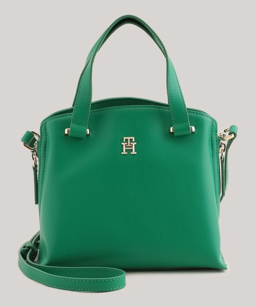 TOMMY HILFIGER（トミーヒルフィガー）の「【FUDGE掲載】モダンミニトートバッグ（ショルダーバッグ・レディース・ブラック/グリーン/ホワイト/カーキ/グリーン系その他・FREE）」の21枚目の写真