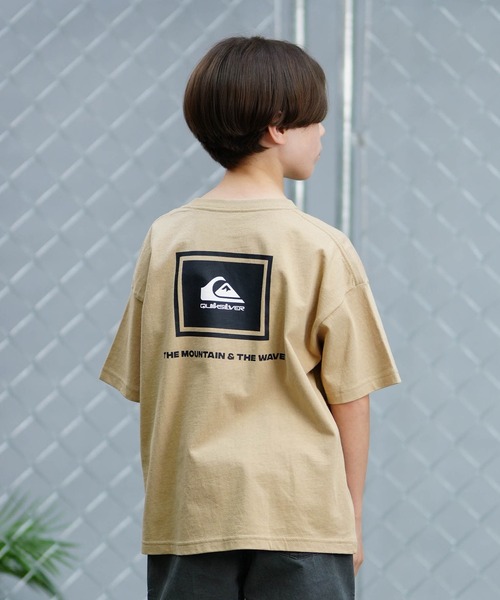 Quiksilver(クイックシルバー)の「QUIKSILVER/クイックシルバー THE MW BOX ST ムラサキスポーツ限定 Tシャツ 親子コーデ KST241640M(Tシャツ/カットソー・キッズ・ベージュ/ブラック/ホワイト・150cm/140cm/160cm/130cm)」の3枚目の写真