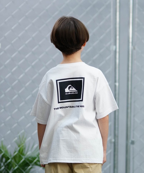 Quiksilver(クイックシルバー)の「QUIKSILVER/クイックシルバー THE MW BOX ST ムラサキスポーツ限定 Tシャツ 親子コーデ KST241640M(Tシャツ/カットソー・キッズ・ベージュ/ブラック/ホワイト・150cm/140cm/160cm/130cm)」の2枚目の写真