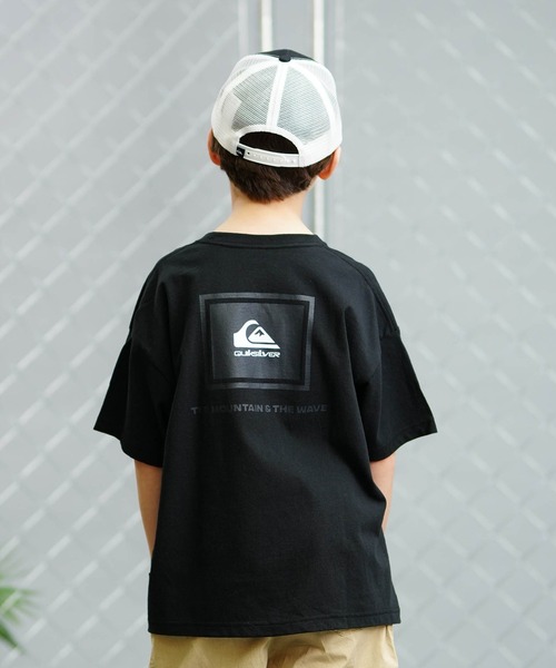 Quiksilver(クイックシルバー)の「QUIKSILVER/クイックシルバー THE MW BOX ST ムラサキスポーツ限定 Tシャツ 親子コーデ KST241640M(Tシャツ/カットソー・キッズ・ベージュ/ブラック/ホワイト・150cm/140cm/160cm/130cm)」の1枚目の写真