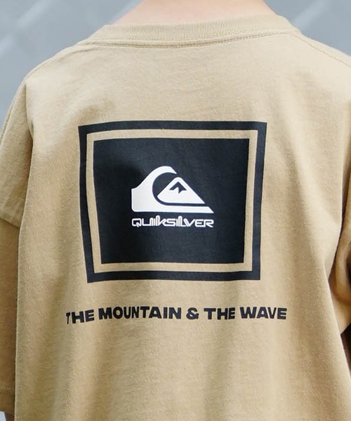 Quiksilver(クイックシルバー)の「QUIKSILVER/クイックシルバー THE MW BOX ST ムラサキスポーツ限定 Tシャツ 親子コーデ KST241640M(Tシャツ/カットソー・キッズ・ベージュ/ブラック/ホワイト・150cm/140cm/160cm/130cm)」の8枚目の写真
