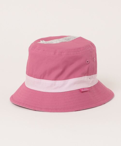 HAKKA BABY（ハッカベビー）の「[ベビー]オリジナルプリントリバーシブルハット（ハット・キッズ・カーキ/ピンク・S）」の4枚目の写真