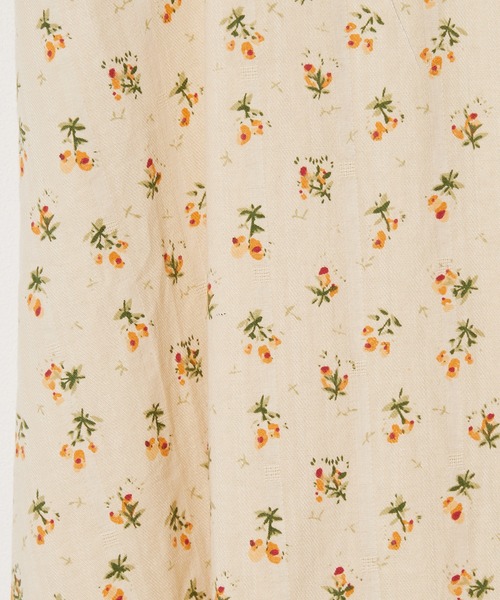 Chick(チック)の「Frill Flower Camisole Dress / フリル花柄キャミワンピース(ワンピース・レディース・イエロー・S/M)」の4枚目の写真