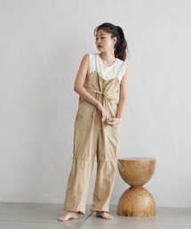 Franklin Climbing | 【Retreat】ギャザーカーゴサロペット《UVカット・撥水》(サロペット/オーバーオール)