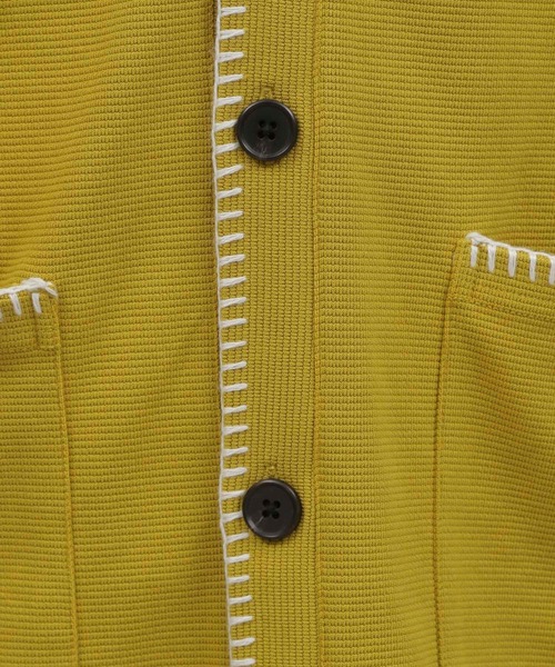 LAKOLE(ラコレ)の「ミニワッフルステッチカーディガン / 107471(カーディガン/ボレロ・メンズ・グリーン/ブラック/アイボリー/イエロー・LARGE/MEDIUM)」の18枚目の写真
