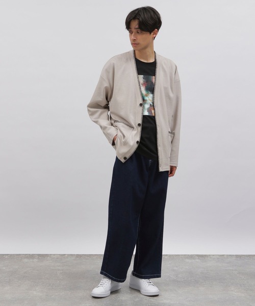 LAKOLE(ラコレ)の「ミニワッフルステッチカーディガン / 107471(カーディガン/ボレロ・メンズ・グリーン/ブラック/アイボリー/イエロー・LARGE/MEDIUM)」の22枚目の写真