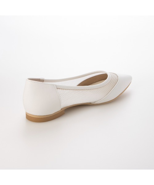 carino(カリーノ)の「【レイン対応】メッシュポインテッドトゥパンプス(パンプス・レディース・ブラック/ホワイト/シルバー・23.5cm/23cm/24.5cm/24cm/22.5cm)」の16枚目の写真