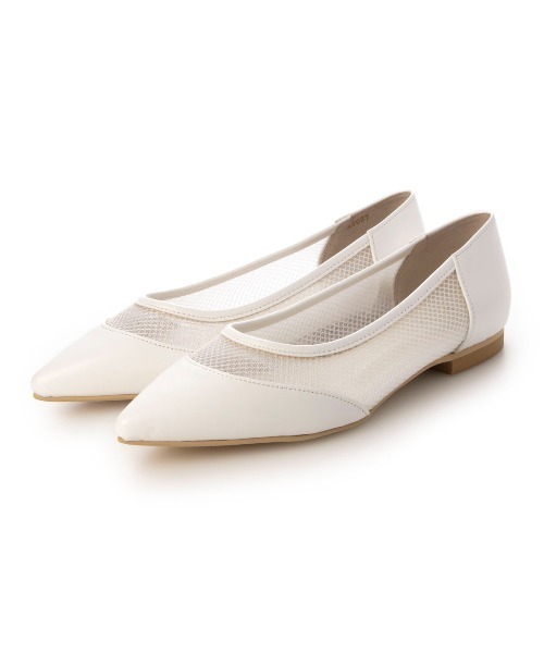 carino(カリーノ)の「【レイン対応】メッシュポインテッドトゥパンプス(パンプス・レディース・ブラック/ホワイト/シルバー・23.5cm/23cm/24.5cm/24cm/22.5cm)」の14枚目の写真