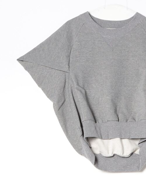 ROBES&CONFECTIONS（ローブスコンフェクションズ）の「Robes & Confections/ローブス&コンフェクションズ/360°Stretch Jersey Constructive Pullover KRC-T01-012F（スウェット・レディース・グレー/ブラック/ホワイト・1）」の7枚目の写真