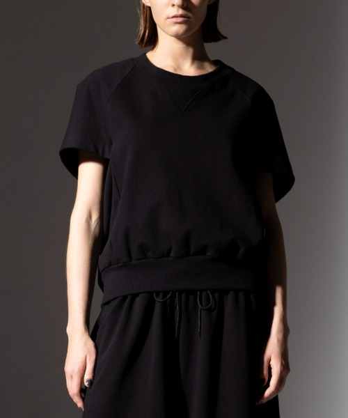 ROBES&CONFECTIONS（ローブスコンフェクションズ）の「Robes & Confections/ローブス&コンフェクションズ/360°Stretch Jersey Constructive Pullover KRC-T01-012F（スウェット・レディース・グレー/ブラック/ホワイト・1）」の2枚目の写真