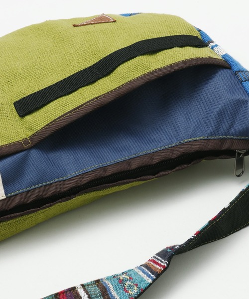 チャイハネ(チャイハネ)の「【チャイハネ】パチルショルダーバッグ(ショルダーバッグ・レディース・オレンジ/グリーン/ブラック・FREE)」の9枚目の写真