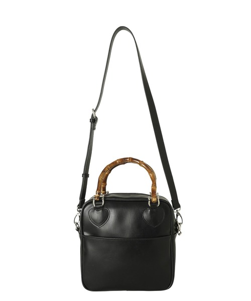 MILKFED.（ミルクフェド）の「BAMBOO HANDLE SQUARE BAG（ショルダーバッグ・レディース・ブラック/レッド/ブラウン・ONE SIZE）」の22枚目の写真