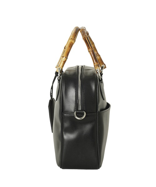 MILKFED.（ミルクフェド）の「BAMBOO HANDLE SQUARE BAG（ショルダーバッグ・レディース・ブラック/レッド/ブラウン・ONE SIZE）」の13枚目の写真