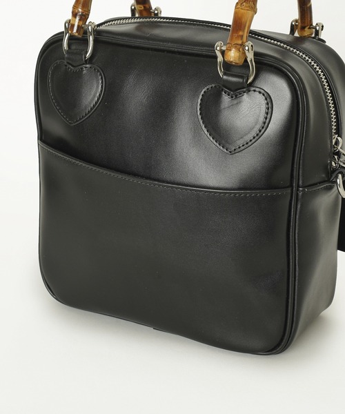 MILKFED.（ミルクフェド）の「BAMBOO HANDLE SQUARE BAG