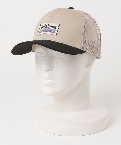 Y　BILLABONG メッシュキャップ ベージュ BILLABONG（ビラボン）の「BILLABONG/ビラボン キャップ WALLED