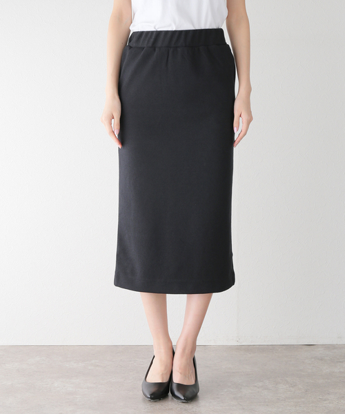 La TOTALITE（ラトータリテ）の「【Munich/ミューニック】double face boucle skirt（スカート・レディース・ブラック/ホワイト・FREE）」の9枚目の写真