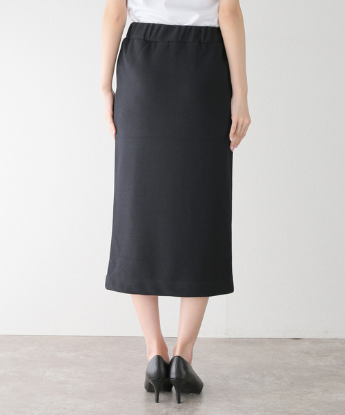 La TOTALITE（ラトータリテ）の「【Munich/ミューニック】double face boucle skirt（スカート・レディース・ブラック/ホワイト・FREE）」の11枚目の写真