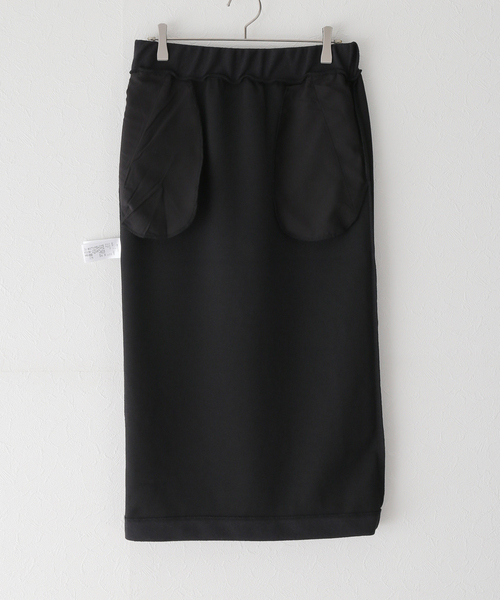 La TOTALITE（ラトータリテ）の「【Munich/ミューニック】double face boucle skirt（スカート・レディース・ブラック/ホワイト・FREE）」の16枚目の写真
