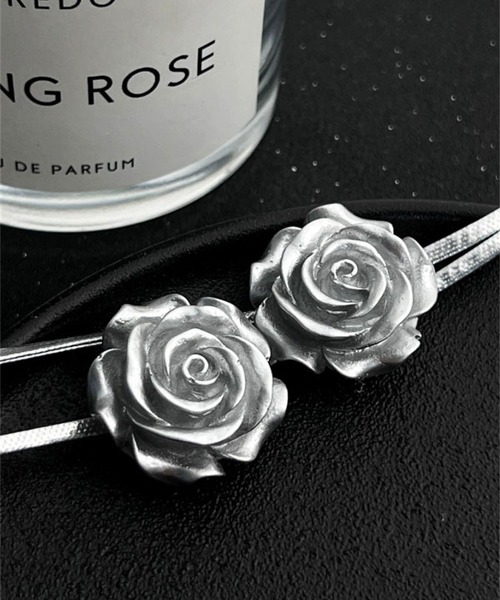 セール】布芸バラの花チョーカー（チョーカー）｜LA VORAGINE（ラ