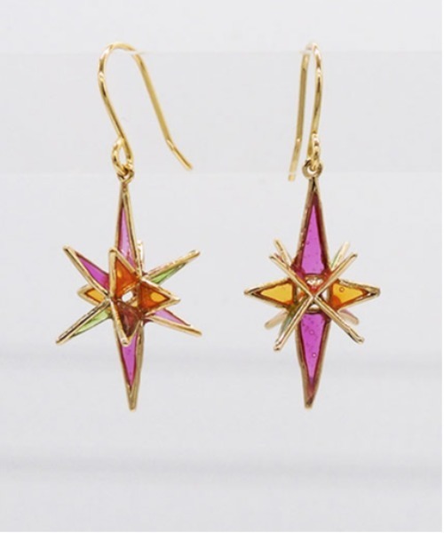 Zoule(ゾーラ)の「Zoule ゾーラ:MOROCCAN モロッカシリーズ star moroccan ピアス(ピアス(両耳用)・レディース・シルバー/ゴールド・FREE)」の5枚目の写真