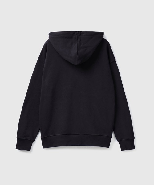 BENETTON (UNITED COLORS OF BENETTON)（ベネトンユナイテッドカラーズオブベネトン）の「フルジップアップパーカー（パーカー・メンズ・ブラック・LARGE/SMALL/MEDIUM）」の6枚目の写真