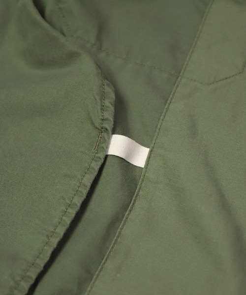 D.M.G.（ドミンゴ）の「[D.M.G. / ディーエムジー] テンセルバックサテン ファティーグジャケット（その他アウター・レディース・オリーブ/ベージュ・FREE）」の4枚目の写真