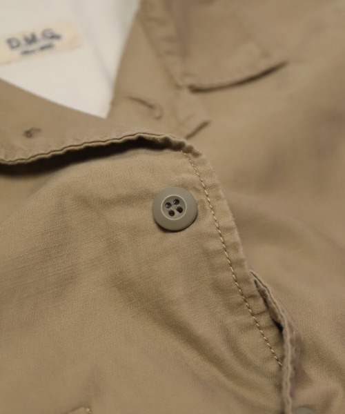 D.M.G.（ドミンゴ）の「[D.M.G. / ディーエムジー] テンセルバックサテン ファティーグジャケット（その他アウター・レディース・オリーブ/ベージュ・FREE）」の11枚目の写真