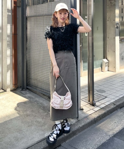 【未使用】MARS でかリボン トップス カットソー ⭐︎激レア！MARS 薔薇柄でかリボン付激かわ♡トップス