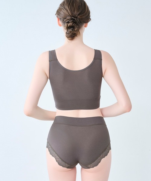 BRADELIS NEWYORK(ブラデリスニューヨーク)の「レーシィオールインワンスタイルショーツ ブラデリス(ショーツ・レディース・ライトグリーン/ライラック/ブラック/オフホワイト/ダークカーキ・S/M/L/LL)」の15枚目の写真