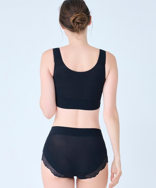 BRADELIS NEWYORK(ブラデリスニューヨーク)の「レーシィオールインワンスタイルショーツ ブラデリス(ショーツ・レディース・ライトグリーン/ライラック/ブラック/オフホワイト/ダークカーキ・S/M/L/LL)」の17枚目の写真