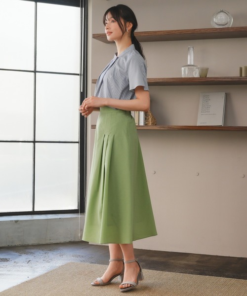 ルネ　タックプリーツスカート　サイズ36 ルネ タックプリーツスカート サイズ36