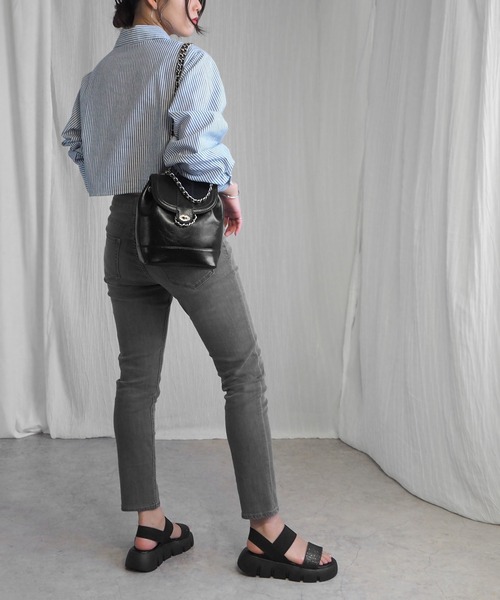 minia（ミニア）の「グリッターゴムスポサン（サンダル・レディース・ブラック/シルバー/ゴールド・S/M/L/LL）」の9枚目の写真