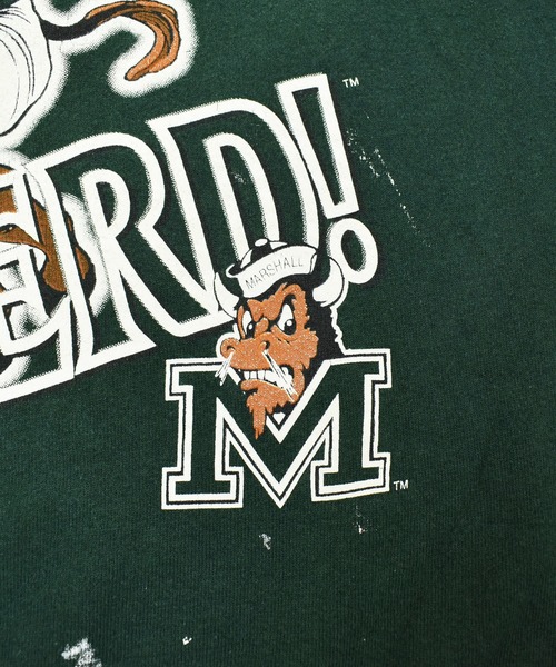 ヴィンテージ古着】90's～ MARSHALL UNIVERSITY THUNDERING HERD