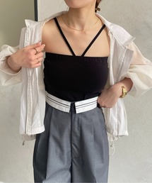 ホルターネックカップ付きキャミ