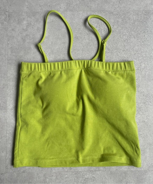 Thevon（ゼボン）の「ホルターネックカップ付きキャミ（キャミソール・レディース・ブラック/オフホワイト/ベージュ/グリーン・FREE）」の9枚目の写真