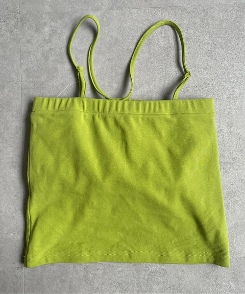 Thevon（ゼボン）の「ホルターネックカップ付きキャミ（キャミソール・レディース・ブラック/オフホワイト/ベージュ/グリーン・FREE）」の8枚目の写真