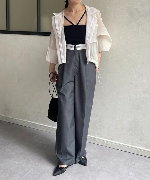 Thevon（ゼボン）の「ホルターネックカップ付きキャミ（キャミソール・レディース・ブラック/オフホワイト/ベージュ/グリーン・FREE）」の22枚目の写真