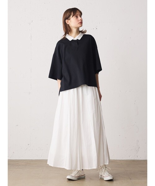 MidiUmi（ミディウミ）の「MidiUmi ハーフスリーブポロシャツ（T