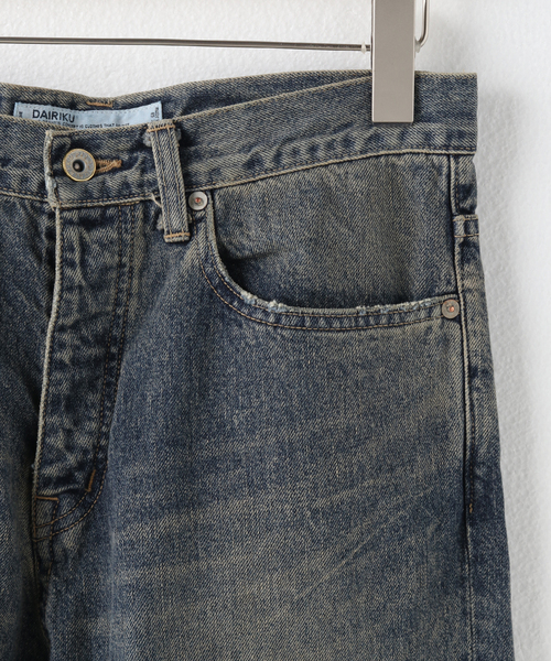 DAIRIKU(ダイリク)の「【DAIRIKU / ダイリク】Flare Denim Pants(デニムパンツ・メンズ・ブラック/ブルー・SMALL/MEDIUM/LARGE)」の11枚目の写真