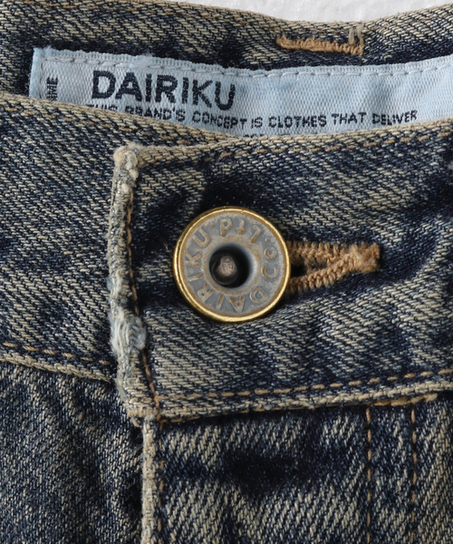 DAIRIKU(ダイリク)の「【DAIRIKU / ダイリク】Flare Denim Pants(デニムパンツ・メンズ・ブラック/ブルー・SMALL/MEDIUM/LARGE)」の14枚目の写真