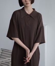 VACANCY | JQシャーリングポロロングワンピース(ワンピース)